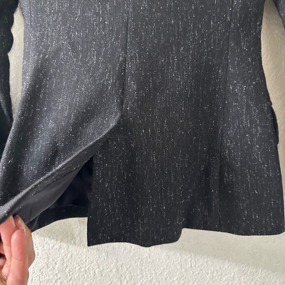 A.L.C. Grey Black Bouclé Blazer Tailored Size 2 - Picture 10 of 10